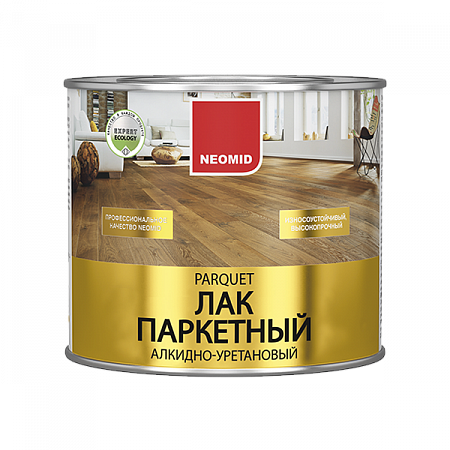 Neomid Parguet лак алкидно-уретановый для пола Neomid Parguet лак алкидно-уретановый для пола