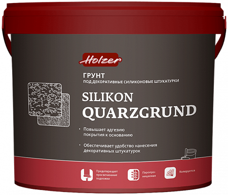 Holzer Silikon Quarzgrund Грунт под декоративные силиконовые штукатурки Holzer Silikon Quarzgrund Грунт под декоративные силиконовые штукатурки