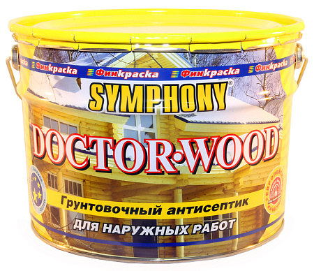 SYMPHONY DOCTOR WOOD матовый грунтовочный антисептик на основе льняного масла SYMPHONY DOCTOR WOOD матовый грунтовочный антисептик на основе льняного масла