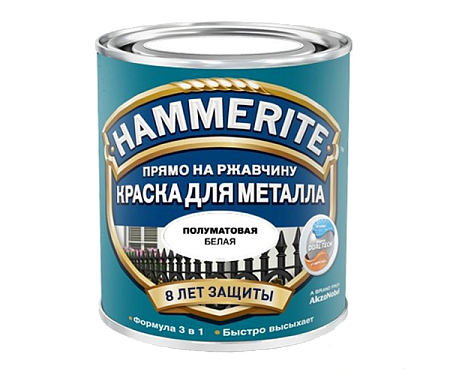 Hammerite Satin полуматовая эмаль по ржавчине 3в1 Hammerite Satin полуматовая эмаль по ржавчине 3в1