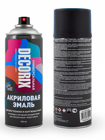 Decorix Аэрозольная эмаль универсальная Decorix Аэрозольная эмаль универсальная