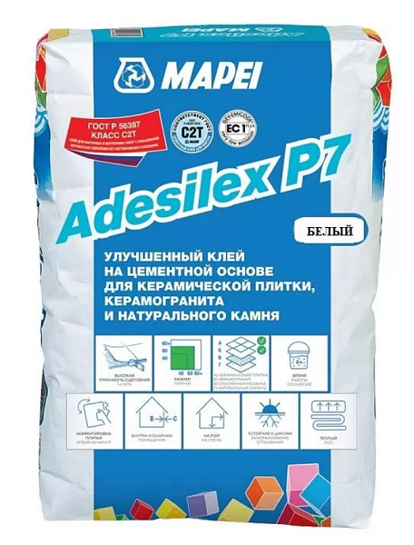 Mapei Adesilex P7 клей для плитки Mapei Adesilex P7 клей для плитки