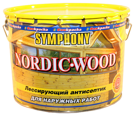 SYMPHONY NORDIC WOOD лессирующий антисептик на основе льняного масла SYMPHONY NORDIC WOOD лессирующий антисептик на основе льняного масла
