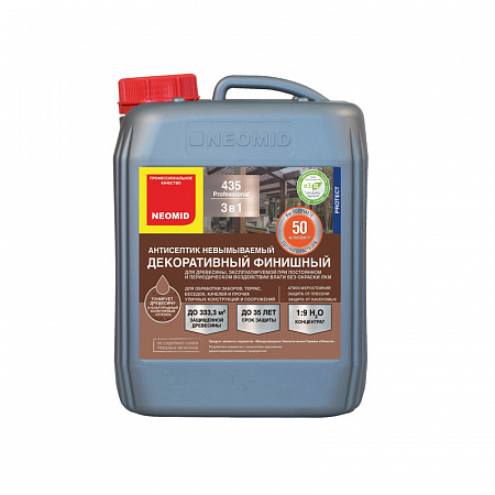 Neomid 435 Eco Невымываемый Антисептик декоративный Neomid 435 Eco Невымываемый Антисептик декоративный