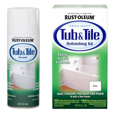 Rust-Oleum Specialty Tub & Tile Refreshing Kit Эмаль для ванны и кафельной плитки Rust-Oleum Specialty Tub & Tile Refreshing Kit Эмаль для ванны и кафельной плитки