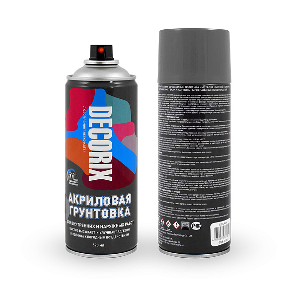 DECORIX Аэрозольная акриловая грунтовка DECORIX Аэрозольная акриловая грунтовка