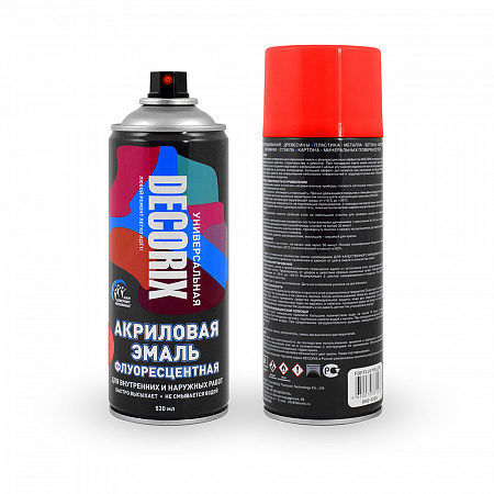 Decorix Аэрозольная эмаль флуоресцентная  Decorix Аэрозольная эмаль флуоресцентная