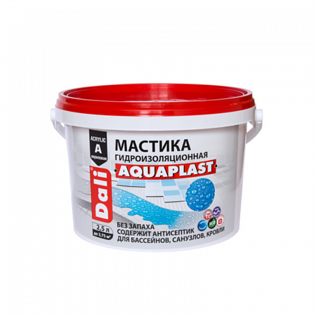 Dali Aquaplast гидроизоляционная мастика быстросохнущая универсальная Dali Aquaplast гидроизоляционная мастика быстросохнущая универсальная