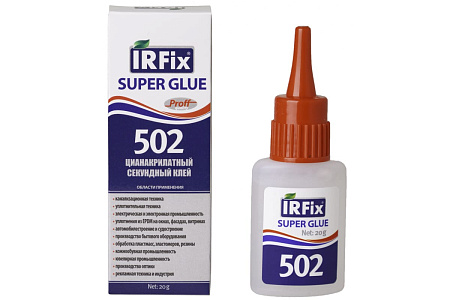 IRFIX Super Glue 502 Секундный цианакрилатный клей IRFIX Super Glue 502 Секундный цианакрилатный клей