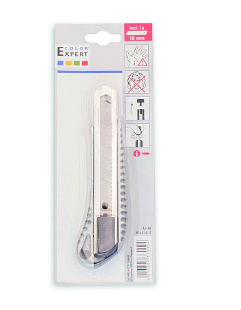 Color Expert нож с отламывающимися лезвиями, алюминевый корпус Color Expert нож с отламывающимися лезвиями, алюминевый корпус