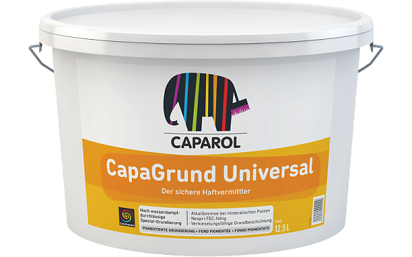 Caparol Capagrund Universal средство грунтовочное с высокой паропроницаемостью Caparol Capagrund Universal средство грунтовочное с высокой паропроницаемостью