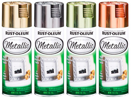 Rust-Oleum Specialty Metallic Spray Декоративная краска с эффектом яркого металлика Rust-Oleum Specialty Metallic Spray Декоративная краска с эффектом яркого металлика