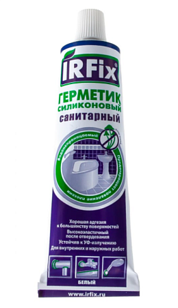 Irfix силиконовый санитарный герметик 60 мл Irfix силиконовый санитарный герметик 60 мл