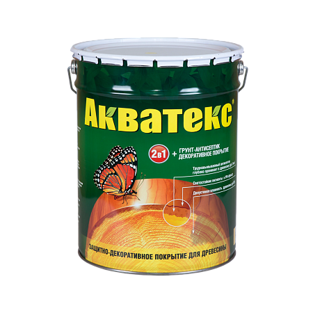 Акватекс 2 в 1 грунт-антисептик алкидный полуматовый лессирующий Акватекс 2 в 1 грунт-антисептик алкидный полуматовый лессирующий