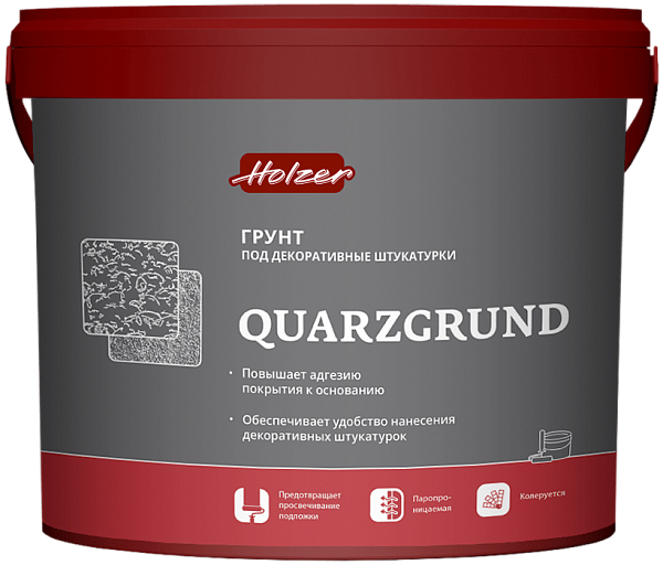 Holzer Quarzgrund Грунт под декоративные штукатурки Holzer Quarzgrund Грунт под декоративные штукатурки