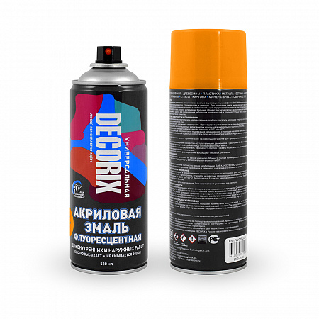 Decorix Аэрозольная эмаль флуоресцентная  Decorix Аэрозольная эмаль флуоресцентная