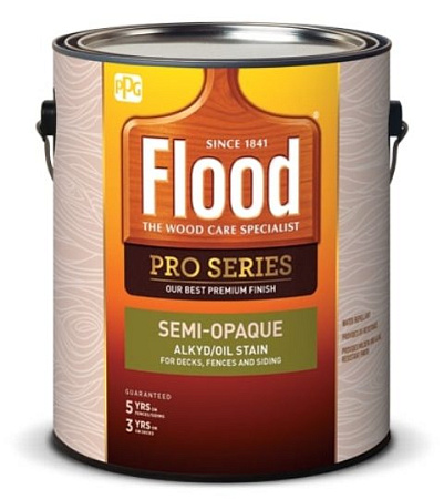 PPG Flood Pro Semi-Opaque Полуукрывное масло/пропитка для наружных работ PPG Flood Pro Semi-Opaque Полуукрывное масло/пропитка для наружных работ