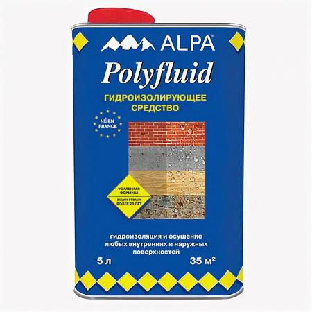 ALPA Polyfluid Гидроизолирующее средство защита от влаги ALPA Polyfluid Гидроизолирующее средство защита от влаги
