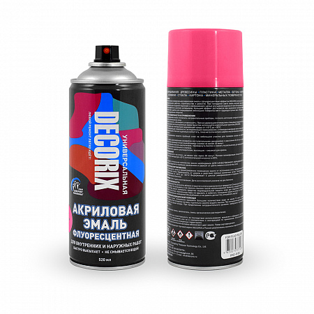 Decorix Аэрозольная эмаль флуоресцентная  Decorix Аэрозольная эмаль флуоресцентная