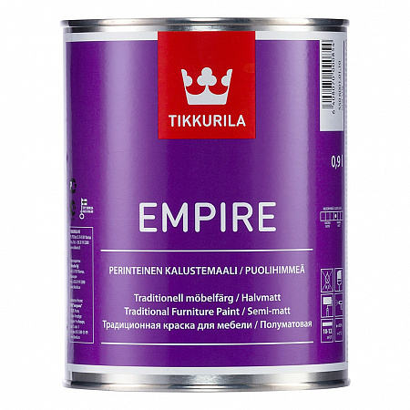 Tikkurila Empire краска для мебели полуматовая Tikkurila Empire краска для мебели полуматовая