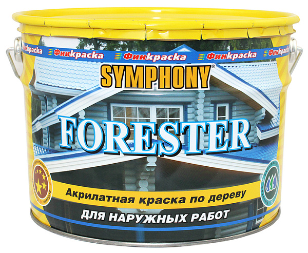 SYMPHONY FORESTER Краска шелковисто-матовая 100% акрилатная эластичная SYMPHONY FORESTER Краска шелковисто-матовая 100% акрилатная эластичная