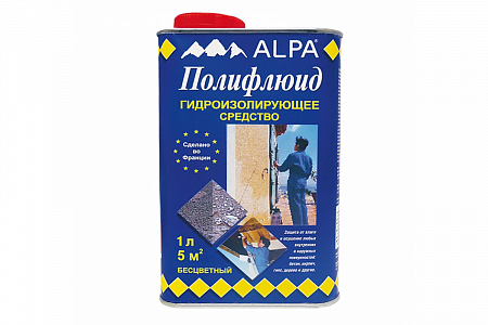 ALPA Polyfluid Гидроизолирующее средство защита от влаги ALPA Polyfluid Гидроизолирующее средство защита от влаги