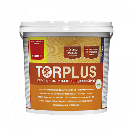 NEOMID Tor Plus Состав для защиты торцов древесины NEOMID Tor Plus Состав для защиты торцов древесины