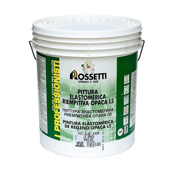 Rossetti PITTURA ELASTOMERICA PIEMPITIVA OPACA L5 Rossetti PITTURA ELASTOMERICA PIEMPITIVA OPACA L5