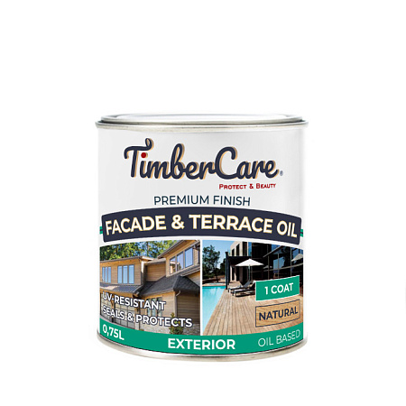 TimberCare Facade & Terrace Oil масло для фасадов и террас TimberCare Facade & Terrace Oil масло для фасадов и террас