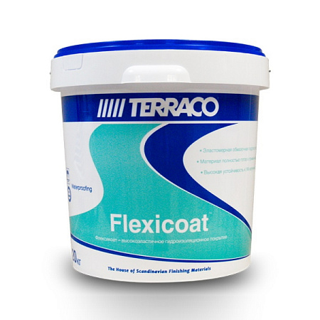 Terraco Flexicoat гидроизоляционное покрытие для сан узлов Terraco Flexicoat гидроизоляционное покрытие для сан узлов