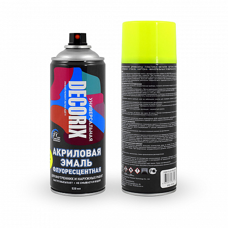 Decorix Аэрозольная эмаль флуоресцентная  Decorix Аэрозольная эмаль флуоресцентная