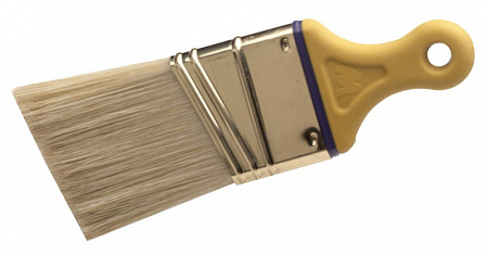 Wooster Угловая кисть с короткой ручкой SHORTCUT (Белая натуральная щетина) Wooster Угловая кисть с короткой ручкой SHORTCUT (Белая натуральная щетина)