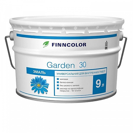 Finncolor Garden 30 эмаль алкидная полуматовая Finncolor Garden 30 эмаль алкидная полуматовая